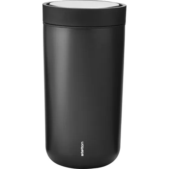 Stelton To Go Click Termokop 0,2 L Metallic Sort
