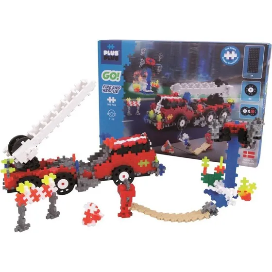 Plus Plus Go Fire and Rescue Byggesæt – 500 Brikker