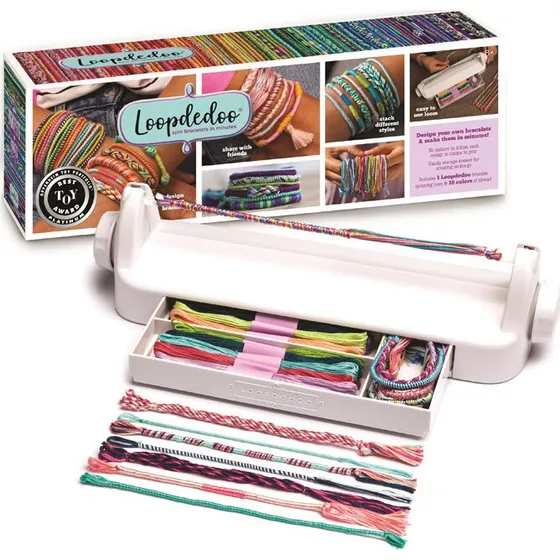 Loopdedoo Spinning Tool og Threads (3000) – Armbåndsmaskine til børn