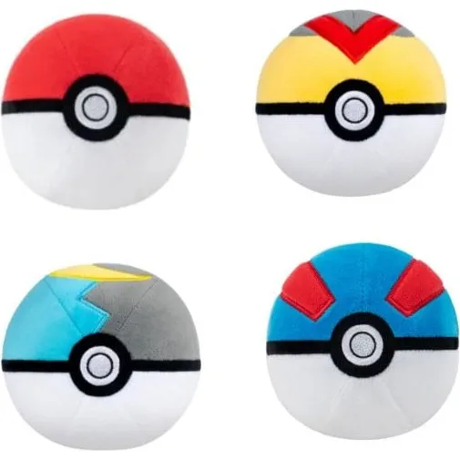 Pokémon Bamse 10 cm i Pokéball - PKW3554-6