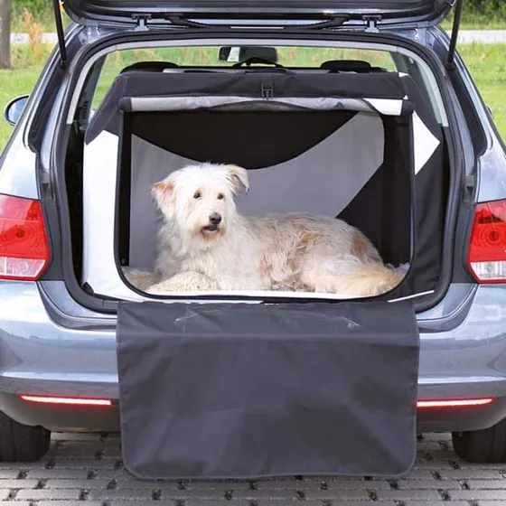 Vario50 Hundebur Transport Nylon X-Large 99×67×71 cm - Sort/Grå