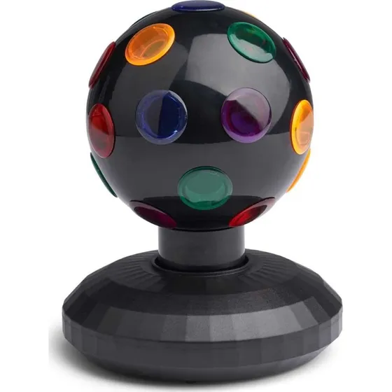 Light Up - Diskokugle Sort 13cm
