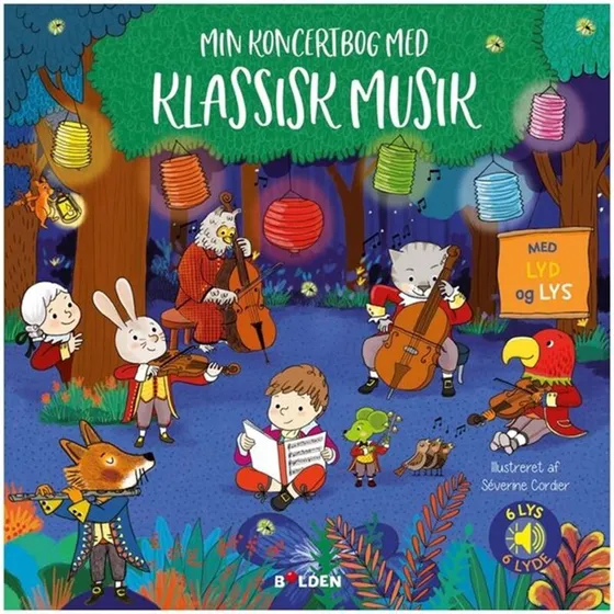 Forlaget Bolden Min koncertbog med klassisk musik, 22,5x22,5 cm