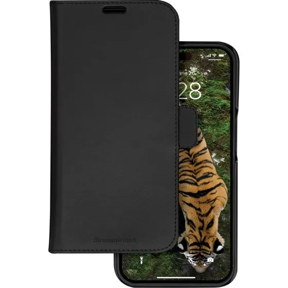dbramante1928 Lynge Flipcover iPhone 15 Plus, Svart