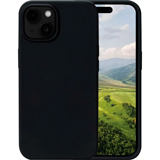Dbramante1928 Greenland TPU Cover, Night Black for iPhone 15 Plus