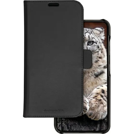 dbramante1928 Lynge Sort Læder Flipomslag for Samsung Galaxy S23 FE