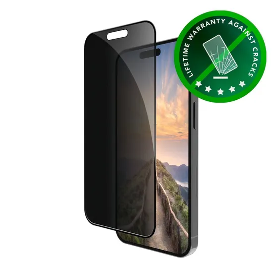 dbramante1928 Eco-shield Skærmbeskytter for iPhone 16, sort