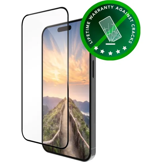 dbramante1928 Eco-shield Skærmbeskytter for iPhone 16, sort