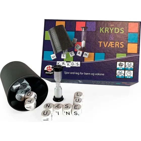 Danspil Kryds og tværs DK Klassisk Spil (10år+) 2-6 spillere