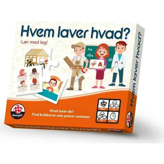 Danspil Hvem Laver Hvad? (4år+)