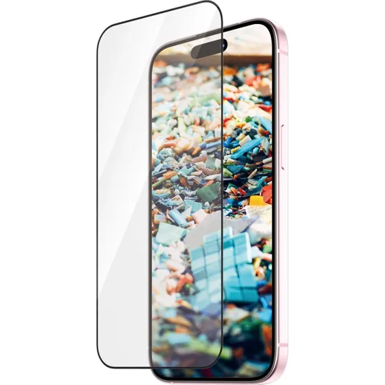 PanzerGlass Re:fresh Skærmbeskytter for iPhone 15, sort