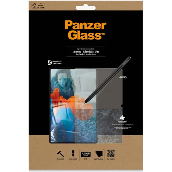 PanzerGlass Screen Protector Samsung Galaxy Tab S8 Ultra & S9 Ultra