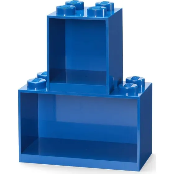 LEGO® Reolklods Sæt 8+4 - Blå (2 Hylder)