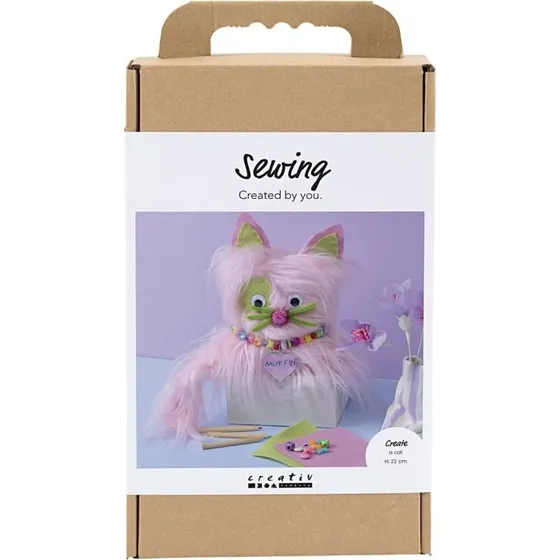 Craft Kit Syning - Kat - Assorterede Farver (977882)