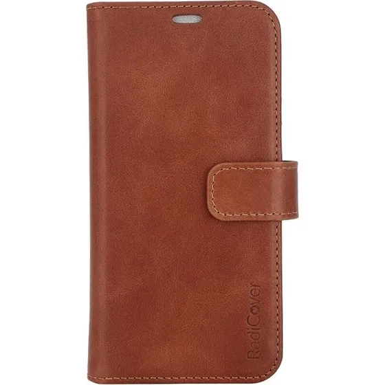 Radicover 2-in-1 Strålingsbeskyttende Lædercase, brun - iPhone 16 Pro