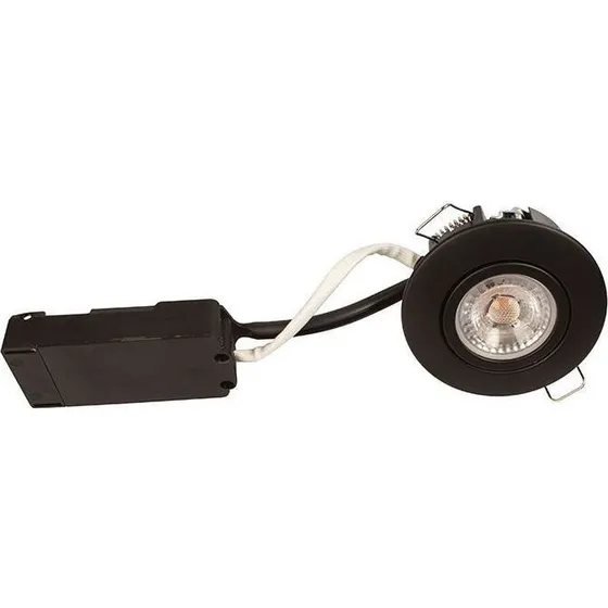 Scan Products Luna LP Dæmpbar 6,2W 2700K Mat Sort IP44