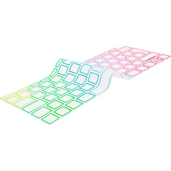 Philbert Keyboard Cover for MacBook Air 2018 - Transparent/Rainbow
