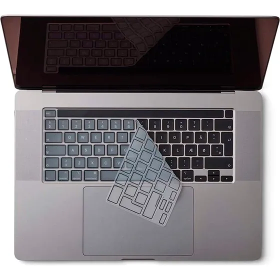 Philbert Tastaturcover for MacBook Pro 13/16" 2019-2022, klar/sort