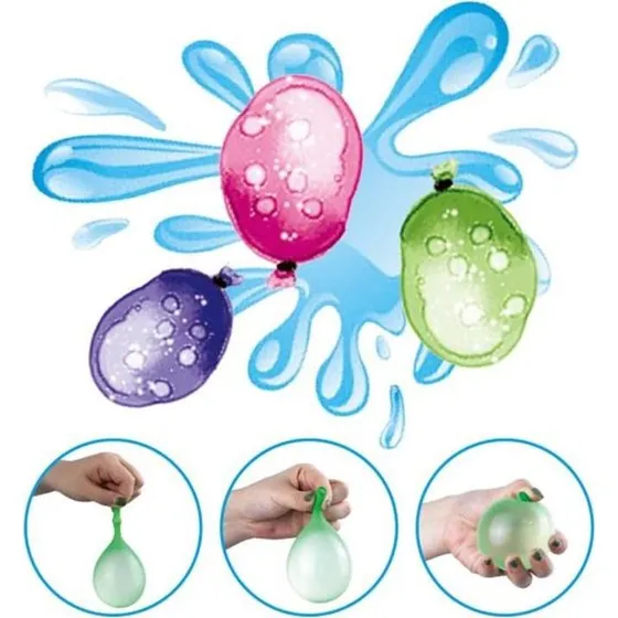 Happy Summer Selvlukkende Vandballoner 100 stk