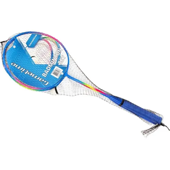 Happy Summer Badmintonsæt – 2 ketsjere & 1 fjerbold