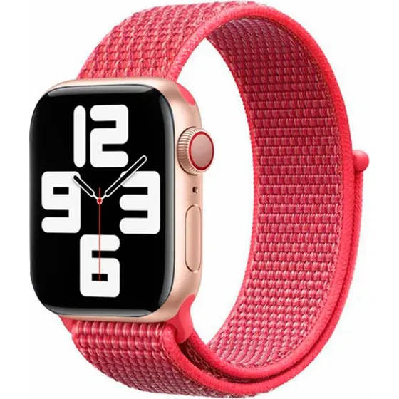 Lippa Apple Watch Nylonrem 38/40/41 Rød