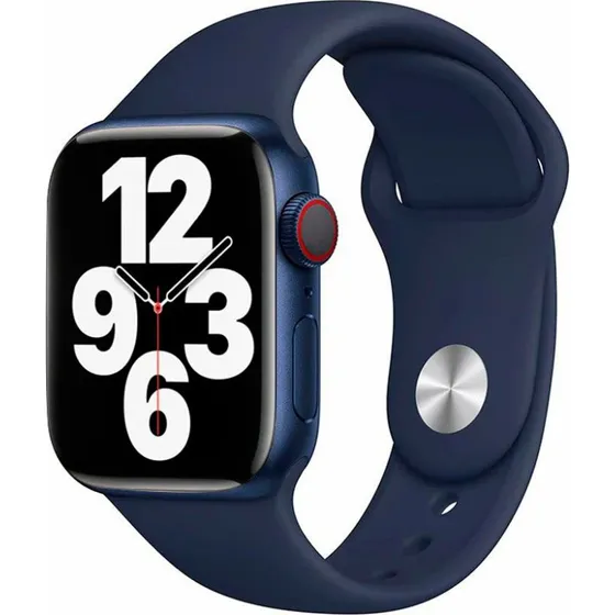 Lippa Apple Watch Silikone Rem 42/44/45/49 - Marineblå