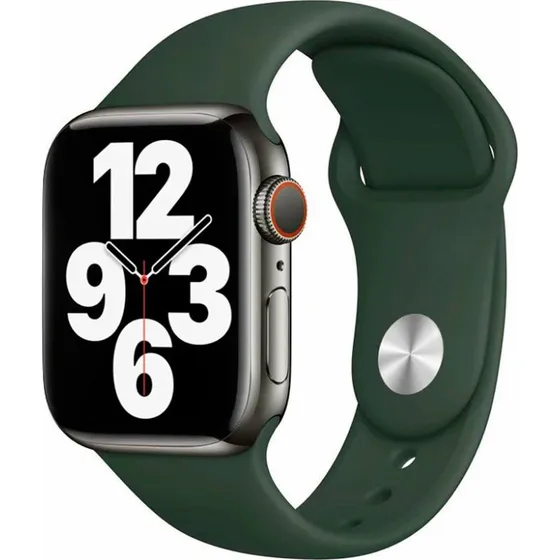 Lippa Apple Watch Silikonerem 42/44/45/49 Mørkegrøn