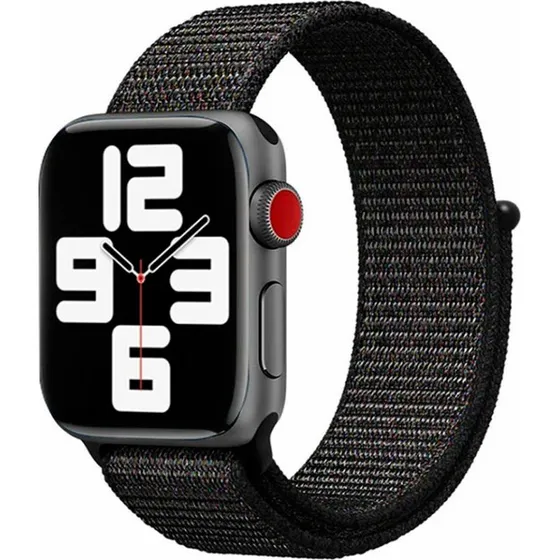 Lippa Apple Watch Nylonrem 42/44/45/49 - Sort