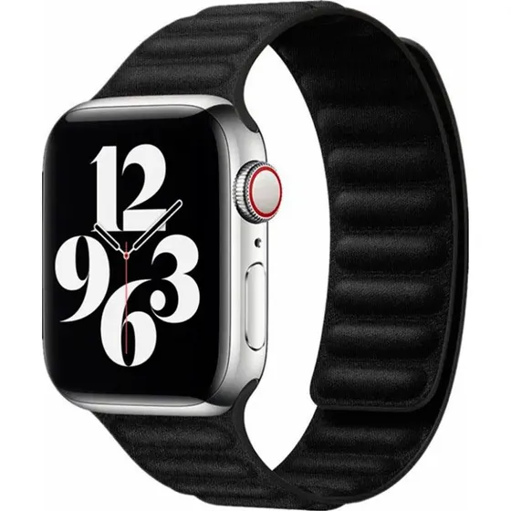 Lippa Finewoven Rem til Apple Watch 42/44/45/49, Sort