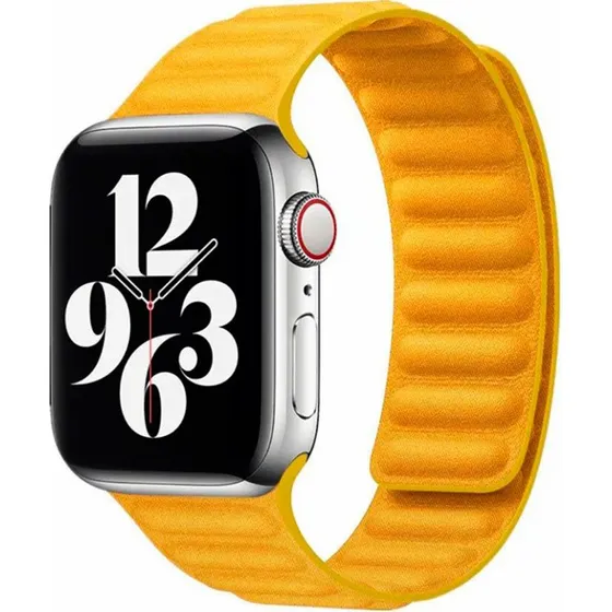 Lippa Finewoven Rem til Apple Watch 42/44/45/49 Gul