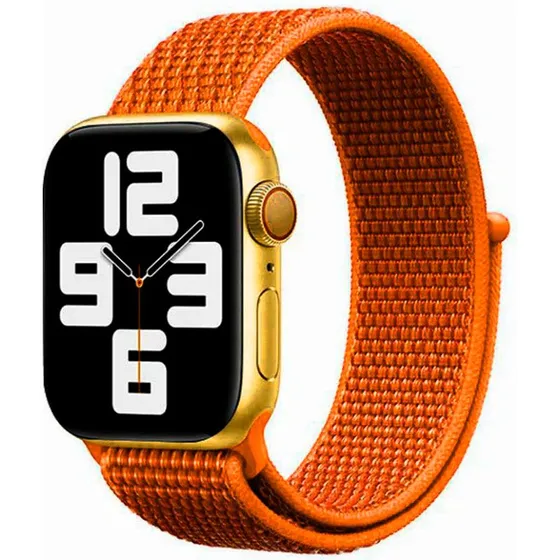 Lippa Apple Watch Nylonrem 42/44/45/49 - Papaya