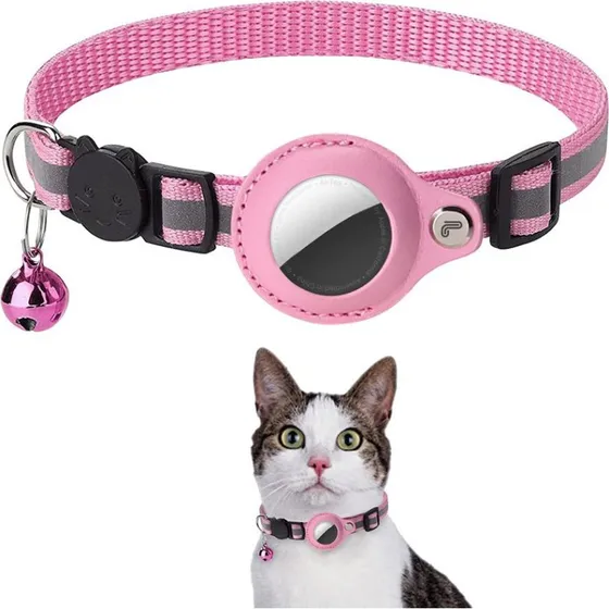 Lippa Collar til AirTag 22-32 cm - Pink