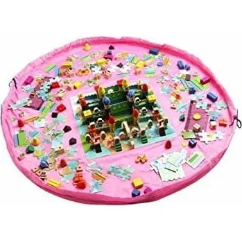 Pro Legetæppe & Opbevaringspose til Lego og Legetøj - Pink
