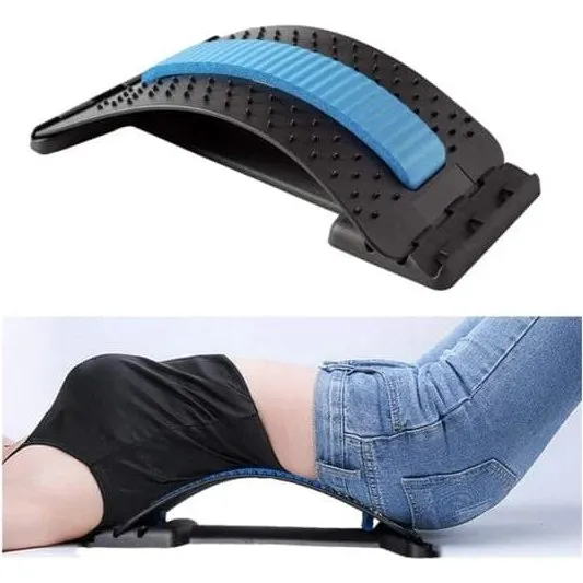 Pro Back Stretcher – Rygstrækker med 3 højdeindstillinger og massageknopper