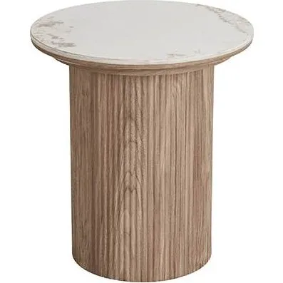 Athens hjørnebord med keramisk bordplade, 45 cm