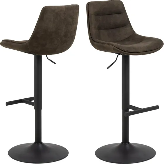 Signature Emelina Barstol i Preston stof antracit, H95 cm