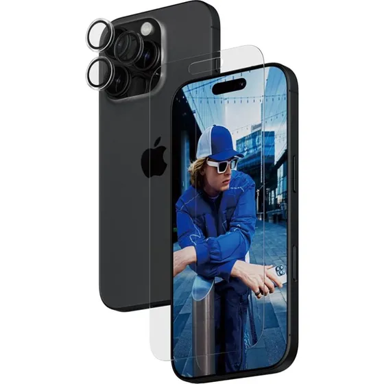 PanzerGlass 2-in-1 Skærm- og Linsebeskyttelse for iPhone 16 Pro