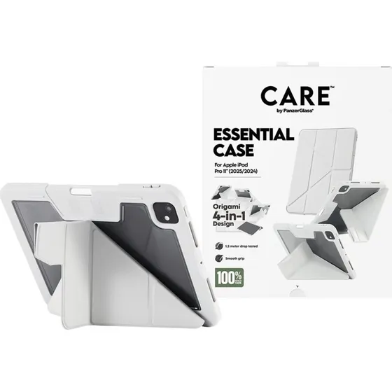 CARE by PanzerGlass Essential Case Grå iPad Pro 11" (2024-2025)