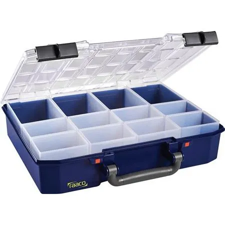 Raaco CarryLite 80 4x8-12 - Sortimentsæske med 12 indsatse
