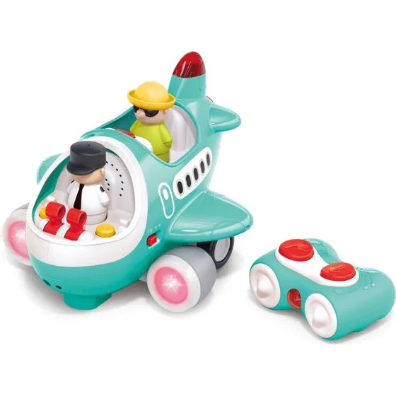 Kinder and Kids Flyvemaskine med fjernbetjening – Interaktiv RC-fly med lys og lyd