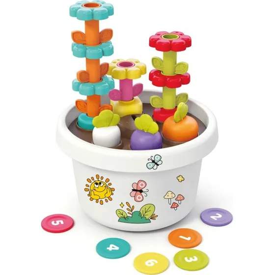 Kinder and Kids Potte med Blomster Legetøj, 1+ år