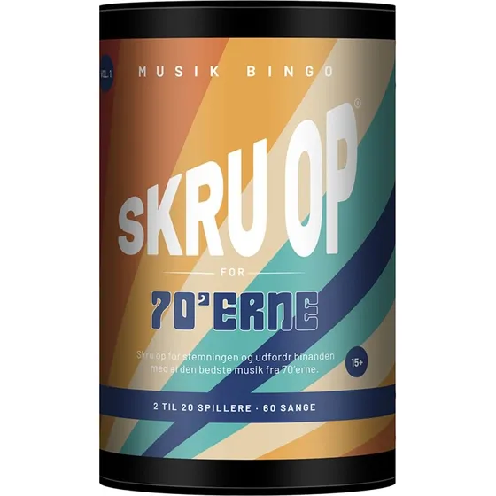 Skru op - Skru op for 70'erne Musikbingo