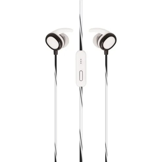 Setty Sport Hovedtelefoner med Mikrofon, Hvid, 3,5 mm