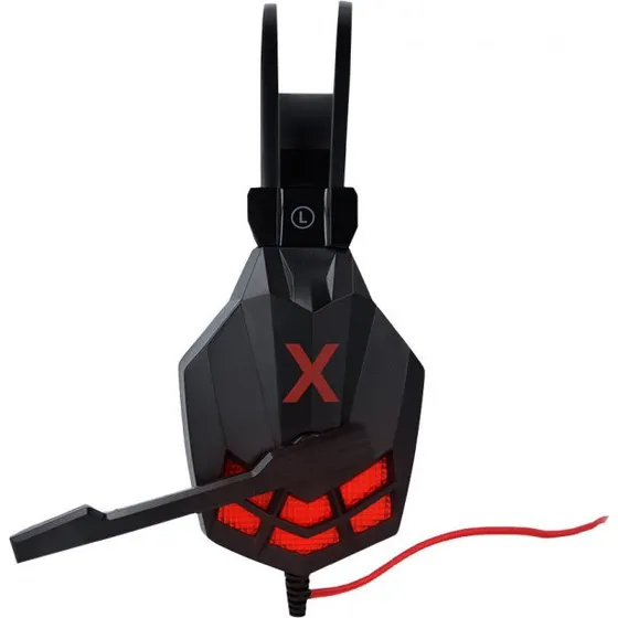 Maxlife MXGH-200 Gaming-hovedtelefoner med 3,5 mm-kabel, sort