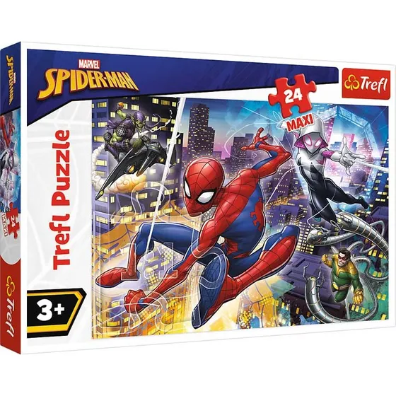 Trefl Spider-Man Fearless - 24 Maxi Brikker Floorpuzzle