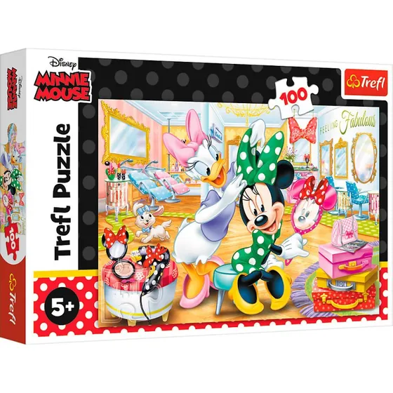 Trefl Puslespil - 100 Brikker - Disney Minnie Mouse