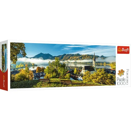 Trefl 29035 Panorama Puslespil – 1000 Brikker, By the Schliersee Lake