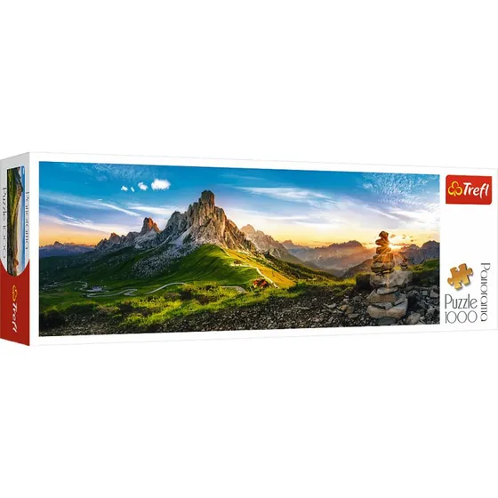 Trefl Panorama Puslespil 1000 Brikker – Passo di Giau, Dolomites, Italien