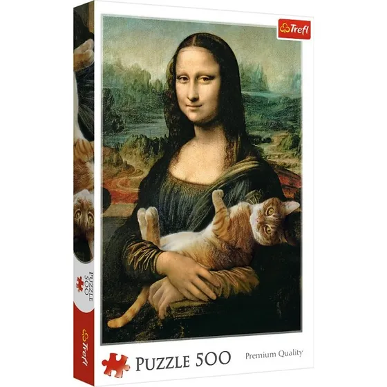 Trefl Mona Lisa og Katten Puslespil (500 brikker)