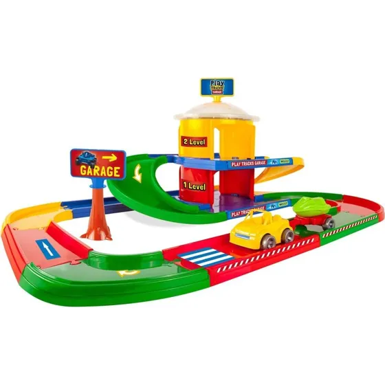 Wader Play Tracks Parkeringshus 2 Niveauer, 3,4 m Bane
